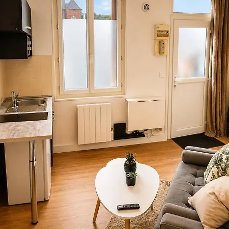 T2 Proche Chu Rouen & Cliniques Park Gratuit - Linge & Menage Inclus 아파트 Deville-les-Rouen